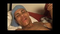 Black twinks sucking each other's cocks then fucking in arses with toys